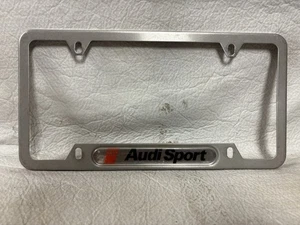 Audi Sport License Plate Frame - Picture 1 of 2