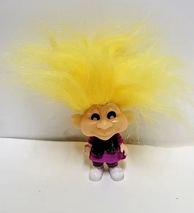 Snaps 1993 Burger King Troll Glows in the Dark Purple Vtg 90s Toy - Picture 1 of 9