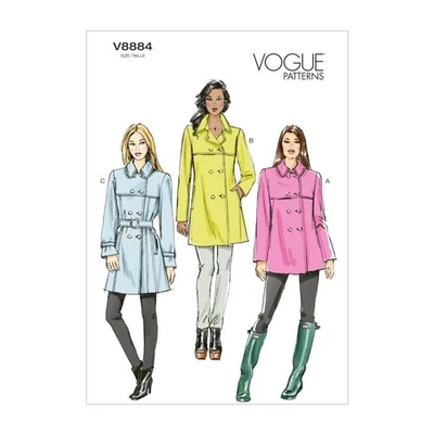 Schnittmuster VOGUE, V8884, Jacke doppelreihig geknöpft, E5 - Bild 1 von 4