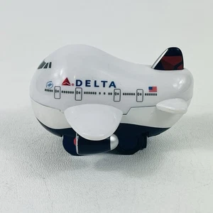 Avión retroceso Toytech Delta Airlines avión de juguete no funciona para reparación de colección - Imagen 1 de 10