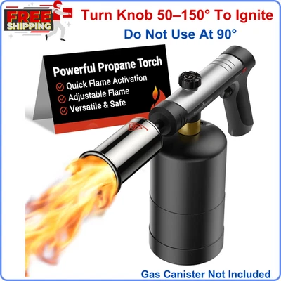 Antorcha de propano con bloqueo de seguridad One-Touch Max Fire para cocinar y barbacoa, versátil Foto 1 de 4