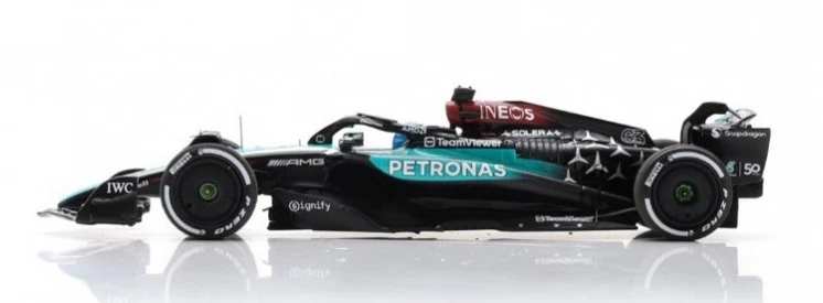 Modellino F1 Spark 1/43 Mercedes AMG Petronas W15 George Russell #63 4th Sing...
