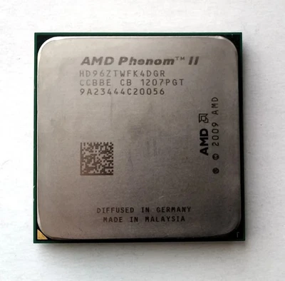 AMD Phenom II X4 960T HD96ZTWFK4DGR CPU Quad-Core 3 GHz 6M Socket AM3 Processors - Image 1 of 4