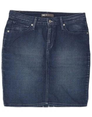 LEVI'S Womens Denim Skirt W30 Medium  Blue Cotton EP04 - Image 1 of 3
