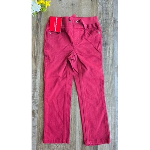 NWT Hanna Andersson Knit Pants Pull-On Waistband Red Size US Youth 4 - Picture 1 of 7
