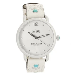 Orologio Coach Delancey Donna Acciaio Quadrante Bianco Quarzo 14502702 - Foto 1 di 2