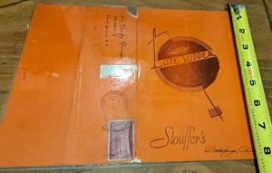 Vintage 1940 Menu Late Supper Stouffer’s Pittsburgh Pennsylvania Martini - Picture 1 of 7