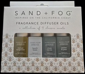 SAND AND FOG 4pk 0.33oz each Variety Fragrance Oils Set NEW - Picture 1 of 1