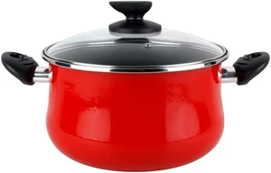 Vitrinor Megafesa Praga - Pentola Con Coperchio, Diametro 24 Cm, Color Granata - Foto 1 di 12