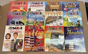 JUMBLE PUZZLE BOOKS LOT OF 12-NEW, UNUSED-Triumph Books - Picture 1 of 6