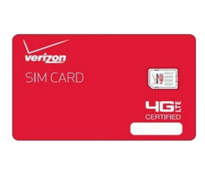 Verizon Wireless NFC Nano 4G LTE SIM Card 4FF - Galaxy S8/S8+ S6/S7 Edge S6/S7 - Image 1 of 2