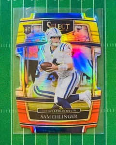2021 Select Sam Ehlinger Red/Yellow Prizm Die-Cut Rookie #98 Indianapolis Colts - Picture 1 of 3