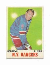 1970-71 OPC:#60 Bob Nevin,Rangers