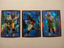 1996 Topps Finest Playmakers Refractor Parallel NFL Cards Barnett Timpson Smith