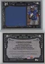 2015 Topps Museum Collection Jumbo Relics /199 Ameer Abdullah #MJR-AA Rookie RC
