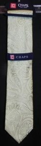 NWT - Chaps Marybone Paisley Tie - Sage - Picture 1 of 1