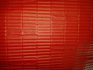 NOS 1957 THUNDERBIRD RED DOOR PANEL VINYL - Picture 1 of 3