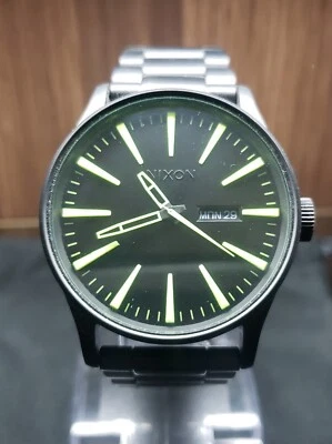 Reloj Nixon Sentry SS - Negro/Lume Foto 1 de 3