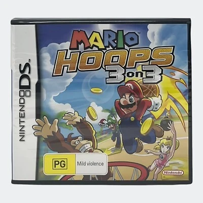 Mario Hoops 3 on 3 - Nintendo DS – Brand New & Sealed – Australian PAL [3-on-3] - Image 1 of 4