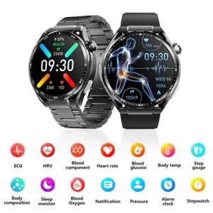 F200 ECG Smart Watch Bluetooth Call Health Monitoring SOS Sport Fitness Track |ц - Zdjęcie 1 z 18