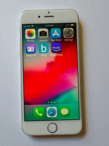 Apple iPhone 6 16GB Unlocked Silver with Wired Earbuds for Apple iPhone - Picture 1 of 9