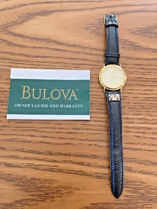 Mens Bulova Watch Jeweled Anniversary Ideal Ind Stainless Steel Wristwatch - Picture 1 of 3