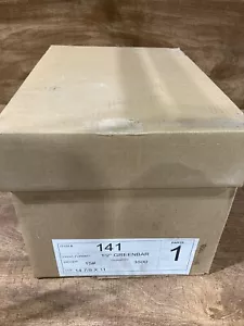 Greenbar 1/2-Inch Green Bar Paper, 15 lbs, 14-7/8 x 11 Inches 3500 Papers - Picture 1 of 5