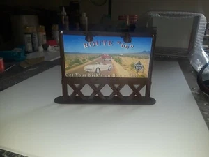 1:24 & 1:25 Brown Billboard Sign G-Scale with changeable picture frame Diorama - Picture 1 of 6