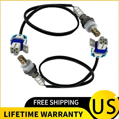 Sensor de oxígeno O2 aguas abajo 2 piezas para GMC Yukon 4,8 L V8 2003 2004 2005 Foto 1 de 4
