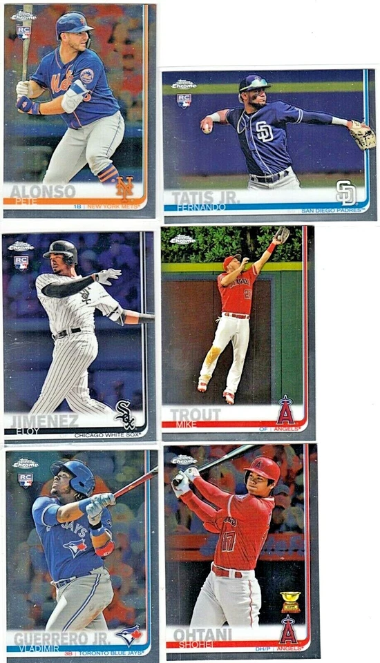 2019 Topps Chrome pick cards to complete your set 1-204 - Image 1 of 1