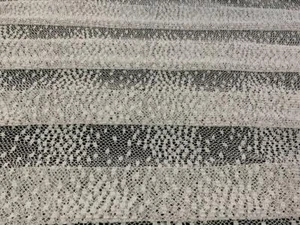 46" Wide Four Way Stretch White Abstract Geometric Lace Fabric - Imagen 1 de 3