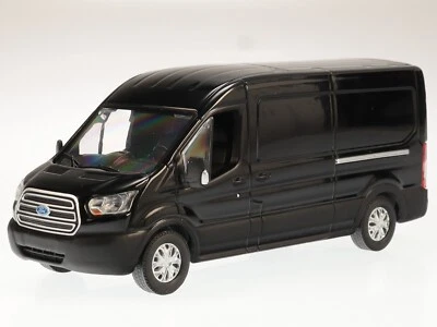 Ford Transit V363 2014 schwarz Modellauto 86040 Greenlight 1:43 - Bild 1 von 4
