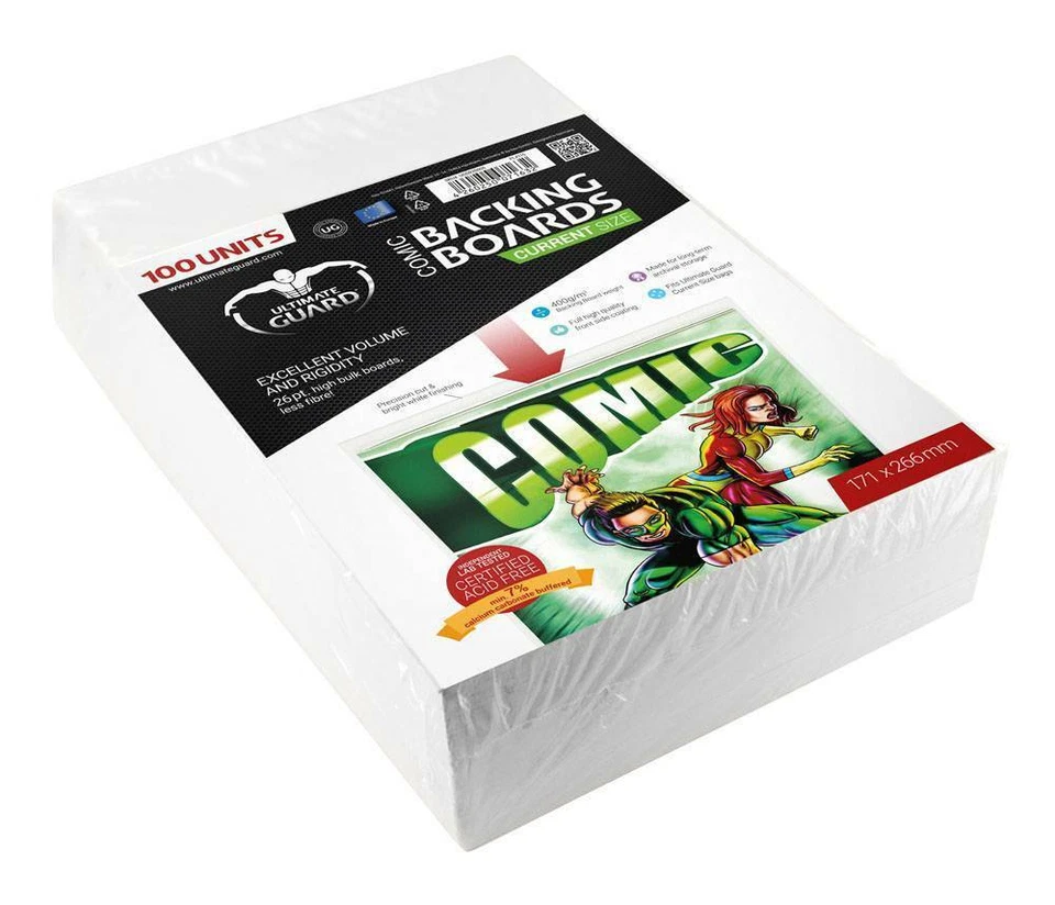 Ultimate Guard Comic Backing Boards Current Size (100 pcs.) Ultimate Guard