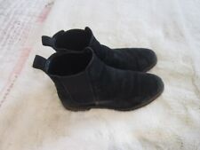 Clarks Suede Black Chelsea Boots Size 5.5 D UK, EURO size 39
