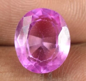 Natürlicher rosa Rubin 6,60 Karat oval loser Edelstein zertifiziert E9171 Verlobungsgeschenk - Bild 1 von 7