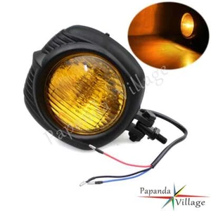 Vintage Motorcycle Headlight Head Lamp For Harley Bobber Chopper Cafe Racer - Picture 1 of 9