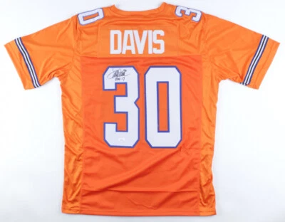 Terrell Davis Signed Denver Broncos Jersey Inscribed "HOF 17" (JSA COA)  - Image 1 of 4