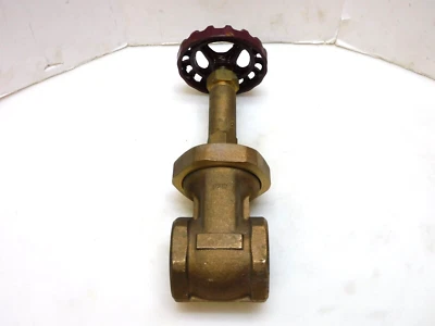 NEW CRANE 431UB 2" NPT THREADED BRONZE GATE VALVE 150S 300 CWP - Image 1 of 4