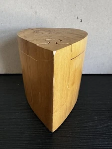 Jeff Trag Jewelry Puzzle Box Hand Carved 4.5” - Picture 1 of 12