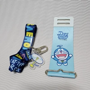 DORAEMON CHARACTER STRAP Accessory For Galaxy Z Flip4 3 Silicone cover w/strap 1 - Picture 1 of 6