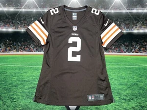 Cleveland Browns #2 Johnny Manziel Nike On Field Jersey Women’s Size Small Used - Picture 1 of 13