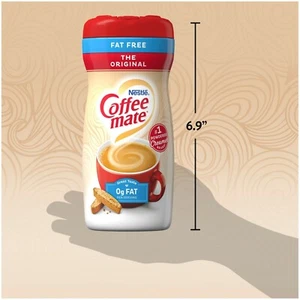 NESTLE COFFEEMAE FAT FREE ORIGINAL POWDER COFFEE CREAMER 16oz - PACK OF 6 - Picture 1 of 3