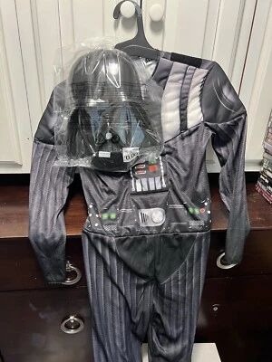 STAR WARS Darth Vader Kids Halloween Costume / Child Medium (8-10) Mask NO Cape - Image 1 of 4
