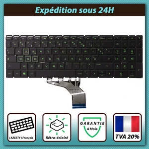 CLAVIER FRANÇAIS AZERTY HP PAVILION 17-CD0073NF 17-CD0075NF 17-CD0077NF rétro - Photo 1/1