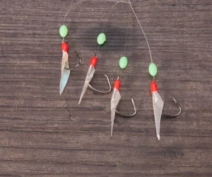 AQUANTIC Hering Circle Hook Fischhaut Vorfach III Heringsvorfach Meeresvorfach - Bild 1 von 1