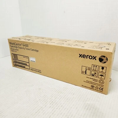 Genuine Xerox WorkCentre 6400 Cyan High Capacity Toner Cartridge 106R1317 - Image 1 of 4