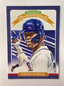 2020 Donruss #8 Ronald Acuna Jr. Diamond Kings Atlanta Braves