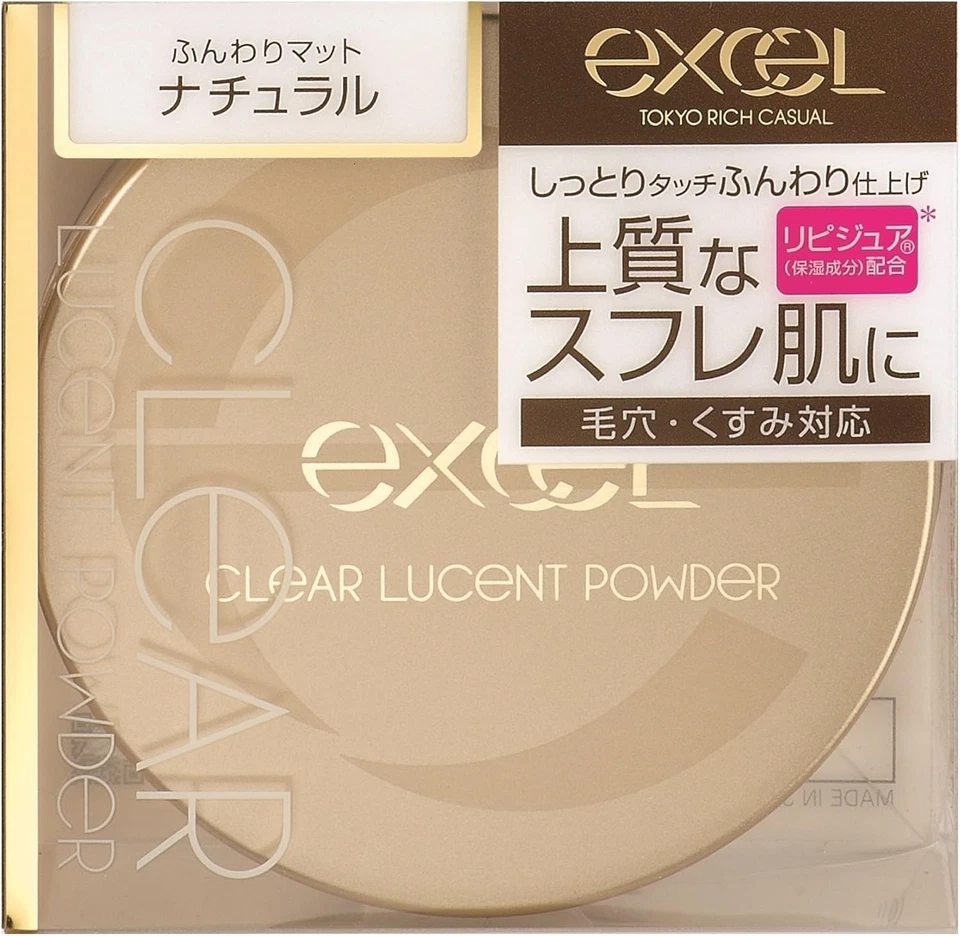 Excel Face Powder Smooth Rich Serum Clear Lucent 01 natural JPN Foto 1 de 4