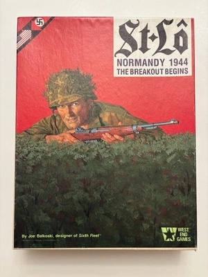 St. Lo, Normandy 1944 The Breakout Begins, West End Games, Unpunched - Image 1 of 3