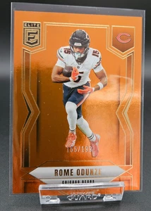 2025 Panini Donruss Elite #68 Rome Odunze Orange /199 Chicago Bears - Bild 1 von 2